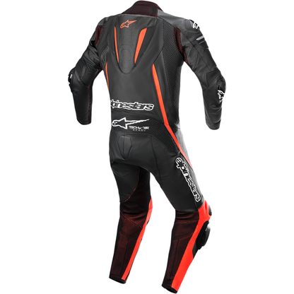 ALPINESTARS Fusion 1-Piece Suit - Black/Red Fluo - US 42 / EU 52 3153022-1030-52