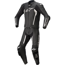 ALPINESTARS Missile v2 2-Piece Leather Suit - Black/White - US 44 / EU 54 3160122-12-54