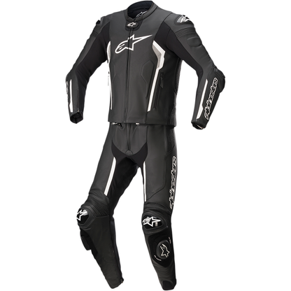 ALPINESTARS Missile v2 2-Piece Leather Suit - Black/White - US 44 / EU 54 3160122-12-54