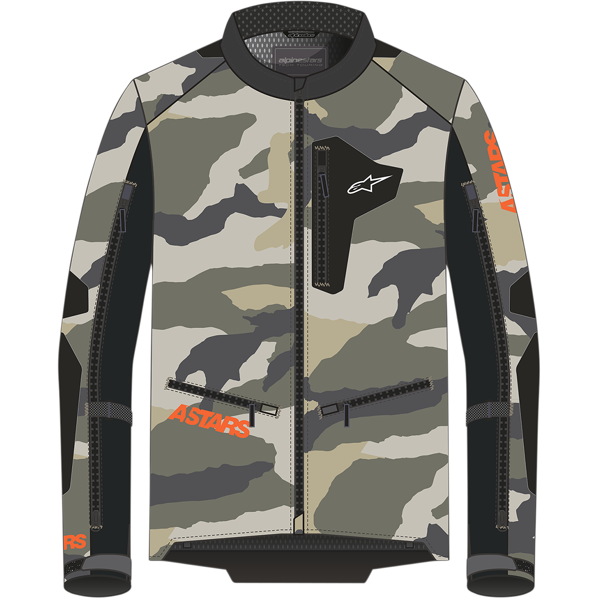 ALPINESTARS Venture XT Jacket - Mojave Camo/Orange Fluo - Large 3303022-824-L