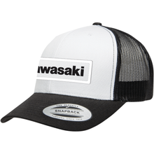 FACTORY EFFEX Kawasaki Throwback Hat - Black/White 25-86104
