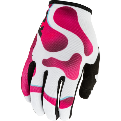 Youth Lite  Vibe Gloves White/Pink/Blue Yl