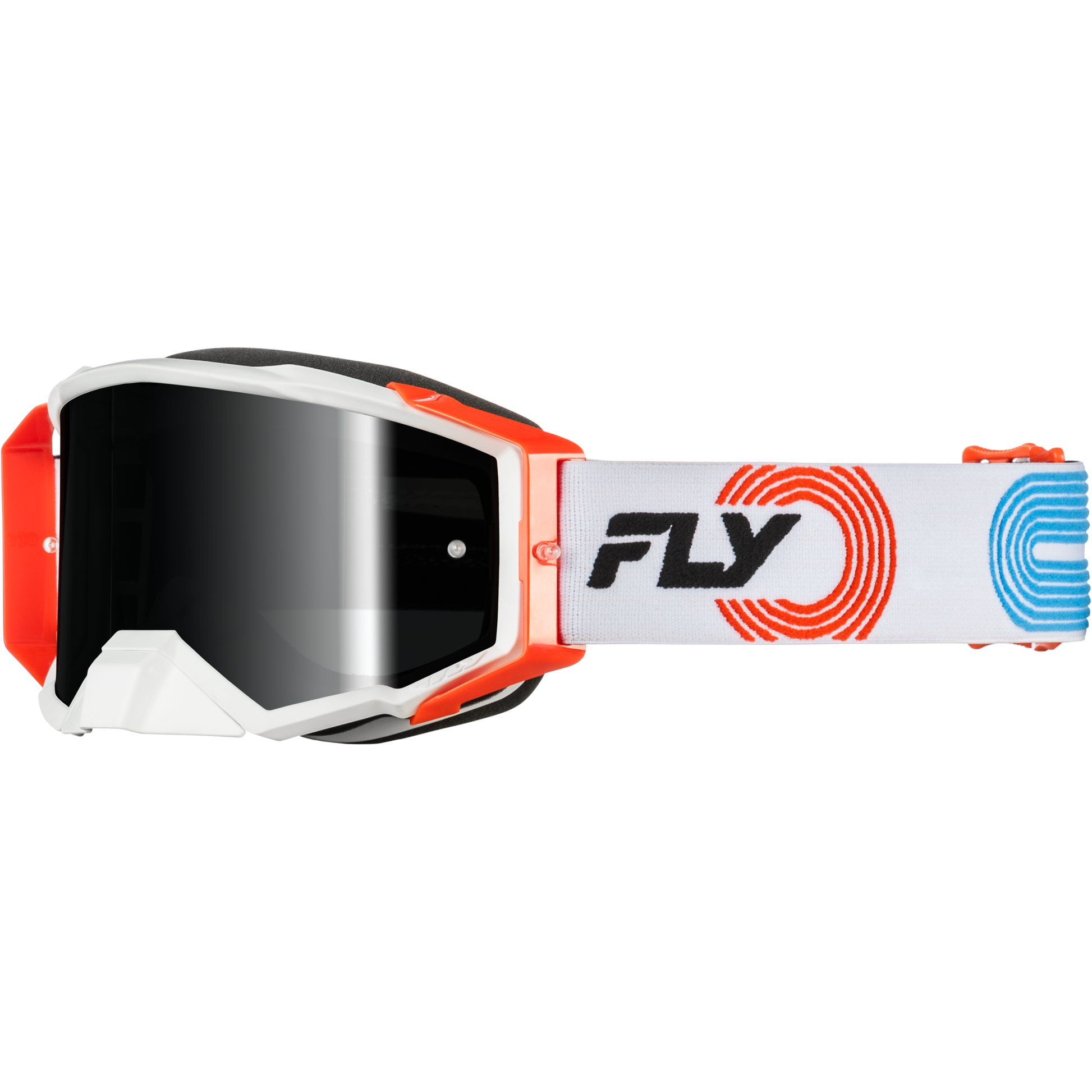 Zone Elite Goggle Grey/Red/Blu W/ Black Mirror/Smoke Lens