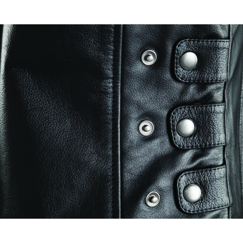 Kuryakyn Leather By River Road Plains Leather Vest Black Womens - Small