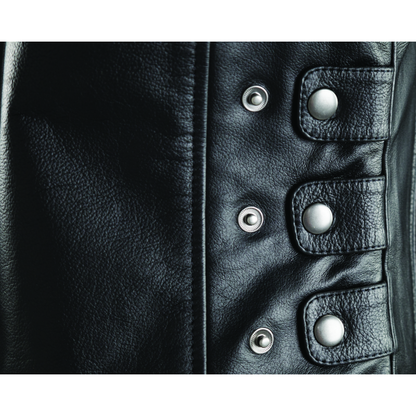 Kuryakyn Leather By River Road Plains Leather Vest Black Womens - Small