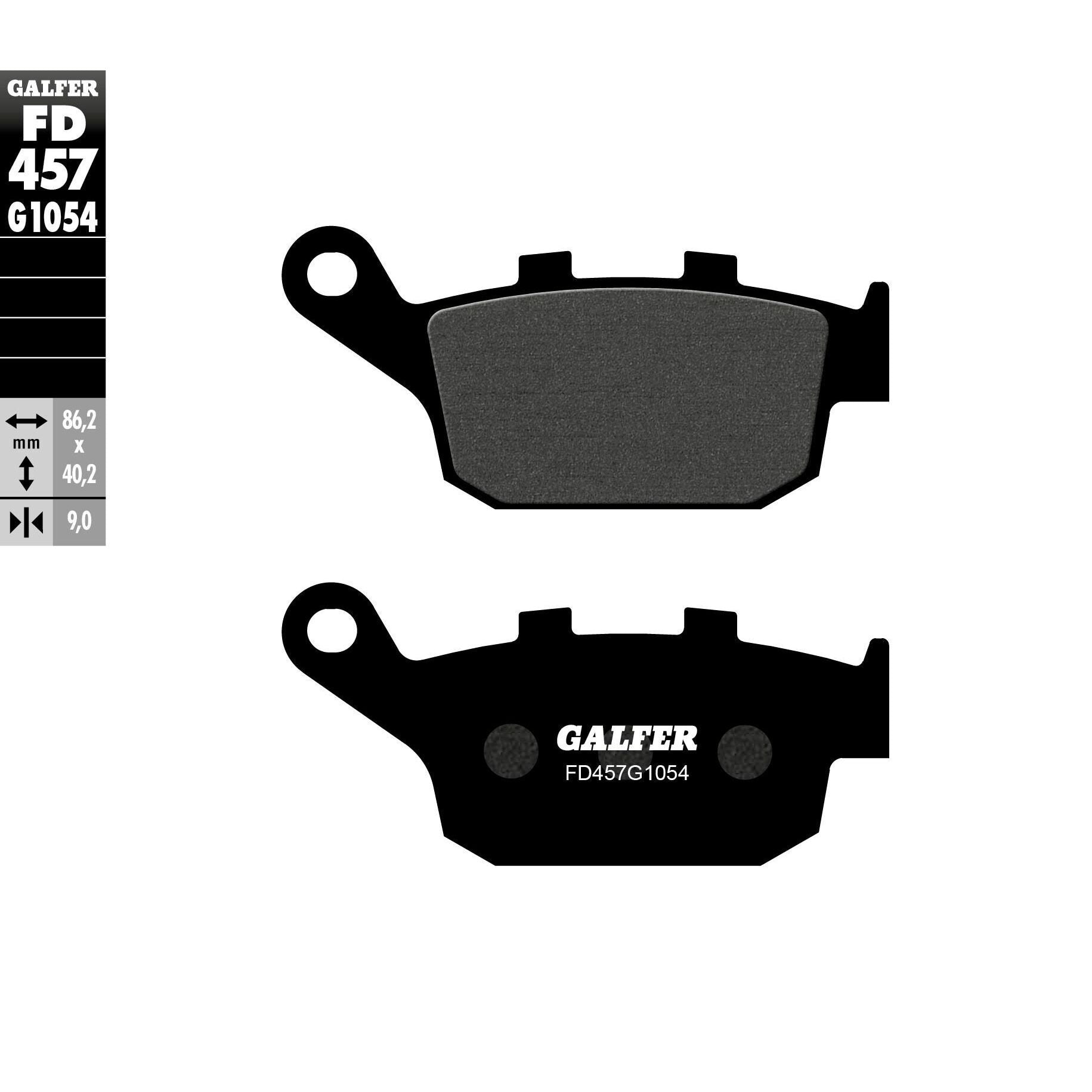Brake Pads Semi Metallic Fd457g1054