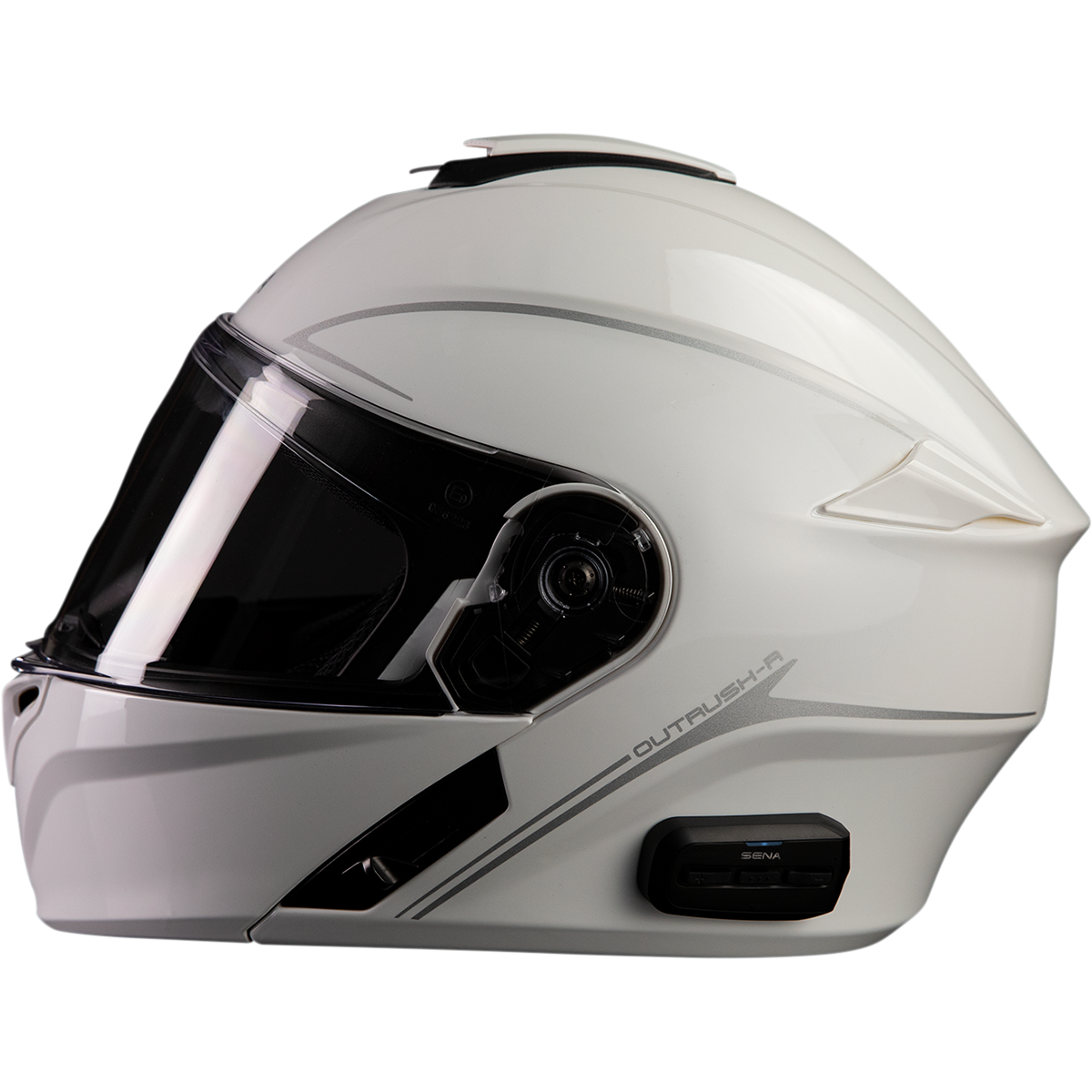 SENA Outrush R Helmet - White - Medium OUTRUSHR-GW00M3