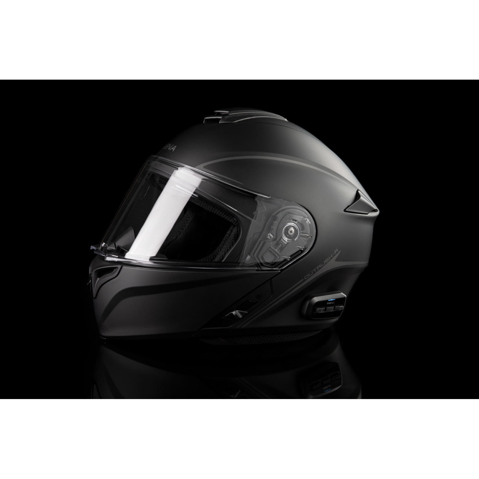 SENA Outrush R Helmet - Black - Large OUTRUSHR-MB00L3