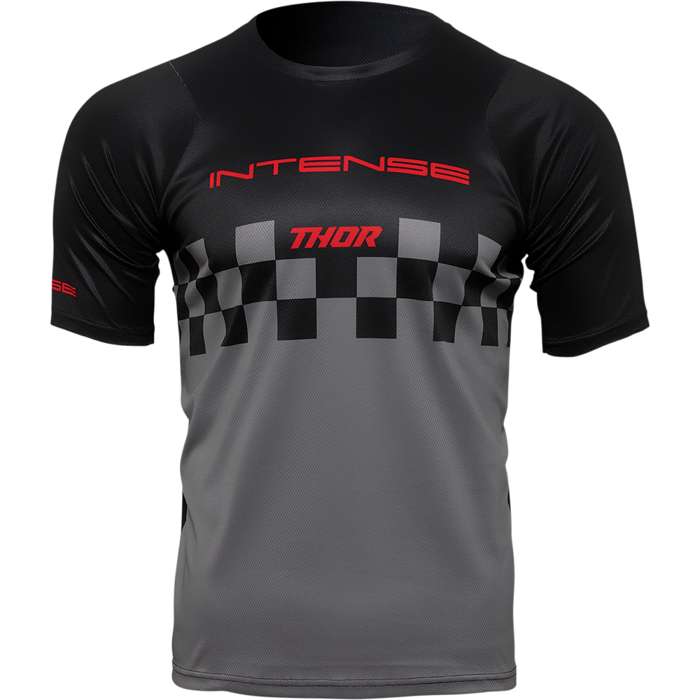 THOR Intense Assist Chex Short-Sleeve Jersey - Black/Gray - XS 5120-0144
