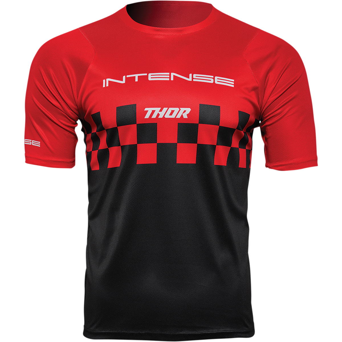 THOR Intense Assist Chex Short-Sleeve Jersey - Red/Black - Large 5120-0141