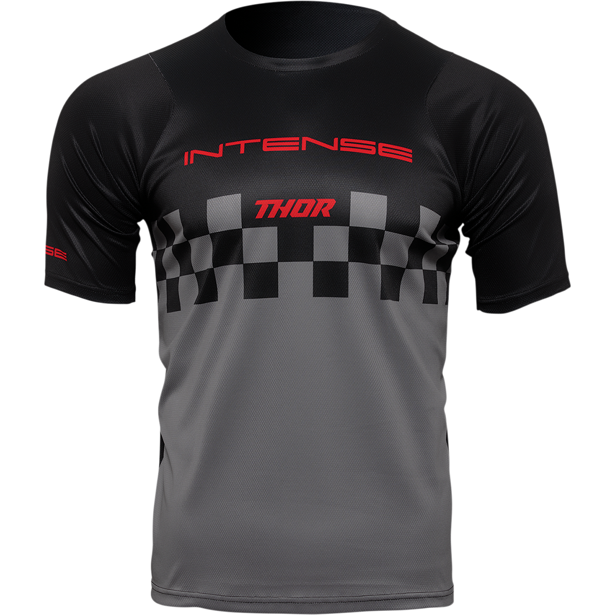 THOR Intense Assist Chex Short-Sleeve Jersey - Black/Gray - Large 5120-0147
