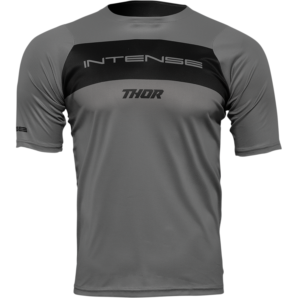 THOR Intense Assist Dart Short-Sleeve Jersey - Gray/Black - XS 5120-0156