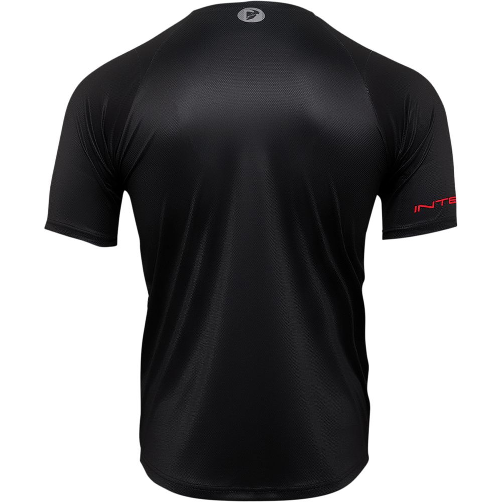 THOR Intense Assist Chex Short-Sleeve Jersey - Black/Gray - Large 5120-0147
