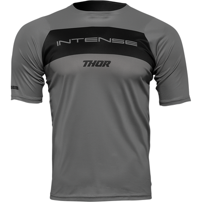 THOR Intense Assist Dart Short-Sleeve Jersey - Gray/Black - Small 5120-0157