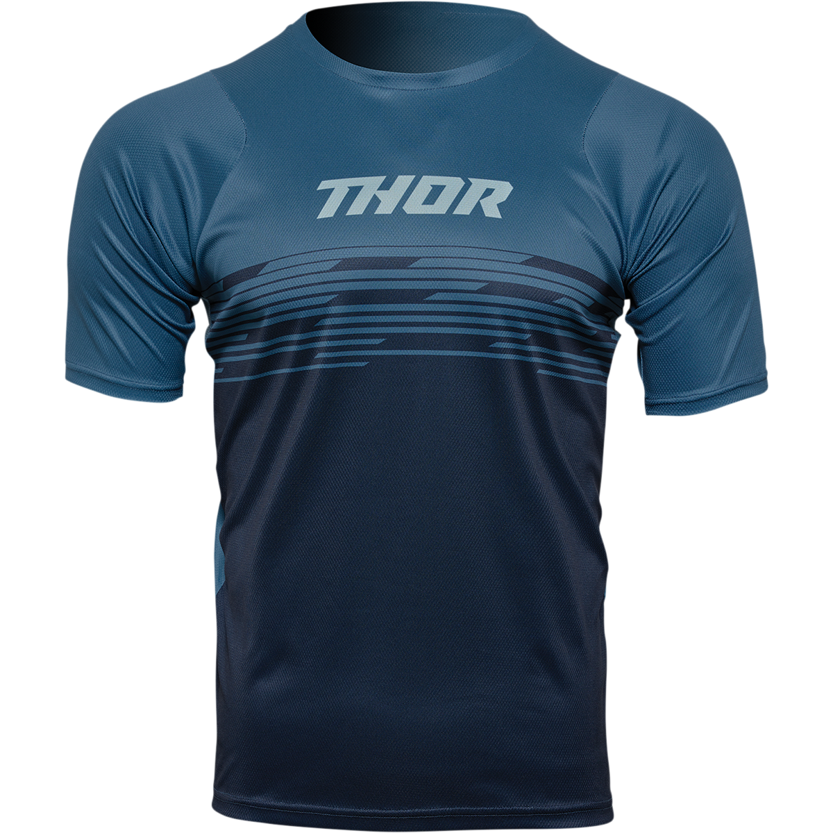 THOR Assist Shiver Short-Sleeve Jersey - Teal/Midnight - Large 5120-0165