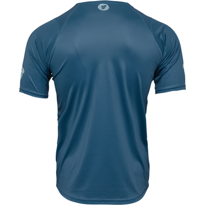 THOR Assist Shiver Short-Sleeve Jersey - Teal/Midnight - Medium 5120-0164