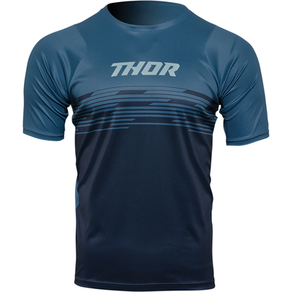 THOR Assist Shiver Short-Sleeve Jersey - Teal/Midnight - Small 5120-0163