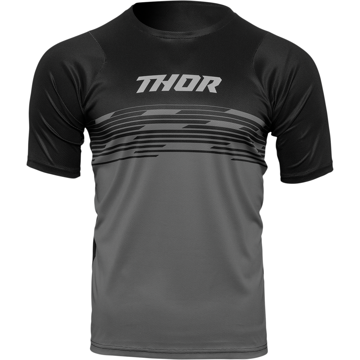 THOR Assist Shiver Short-Sleeve Jersey - Black/Gray - 2XL 5120-0173
