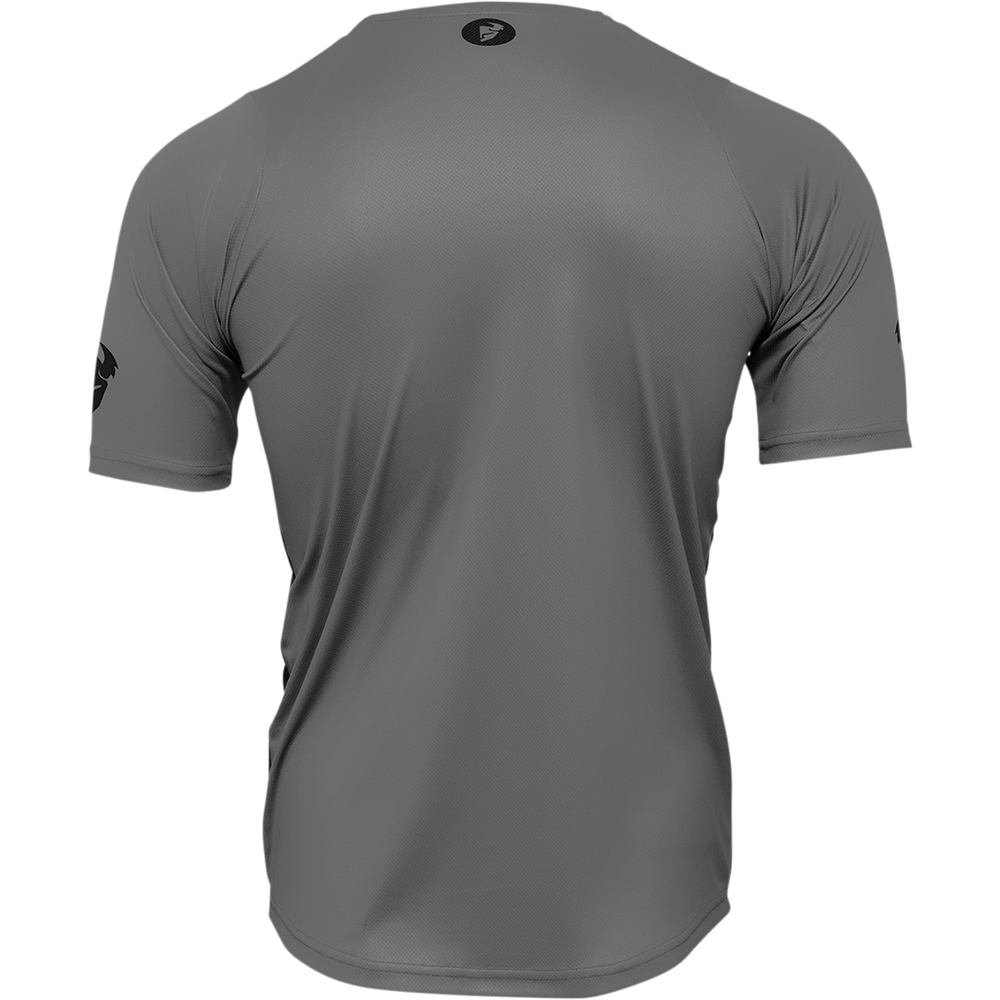 THOR Assist React Short-Sleeve Jersey - Gray/Purple - Medium 5120-0176