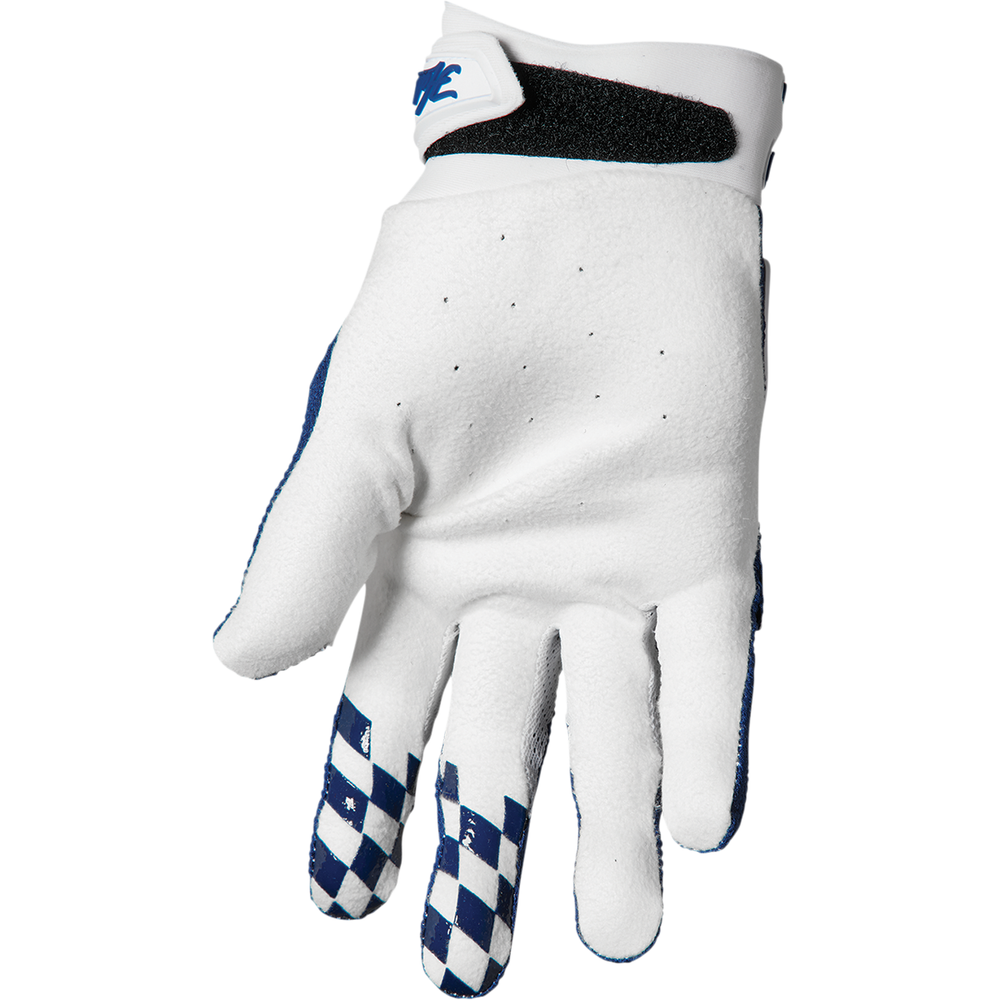 THOR Hallman Digit Gloves - White/Navy - XS 3330-6770