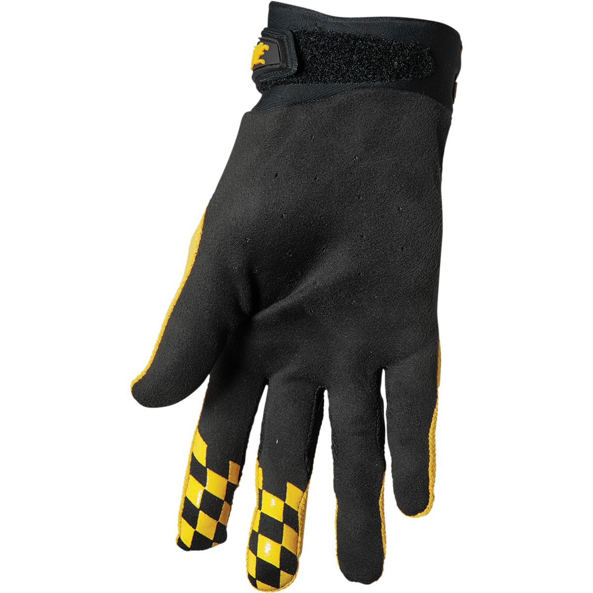 THOR Hallman Digit Gloves - Black/Yellow - Small 3330-6777
