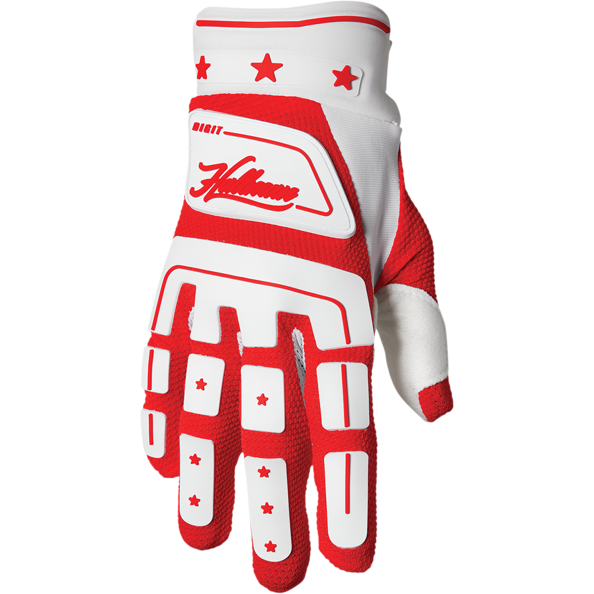 THOR Hallman Digit Gloves - White/Red - Small 3330-6783