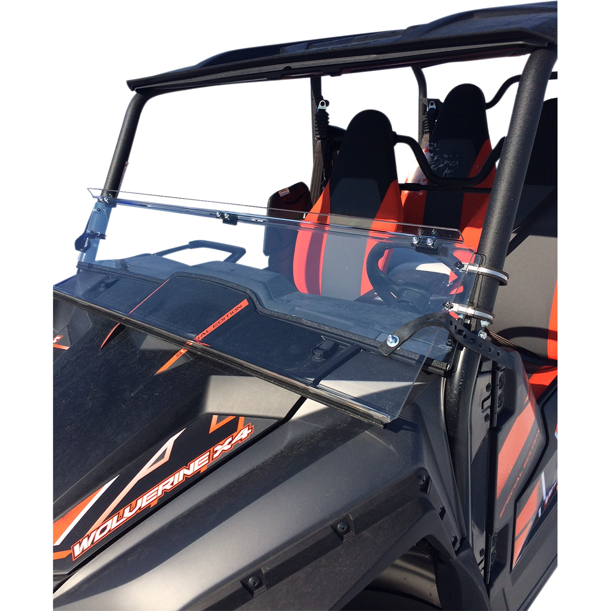 MOOSE OFFROAD Full Folding Windshield - Wolverine LEMA100-0042