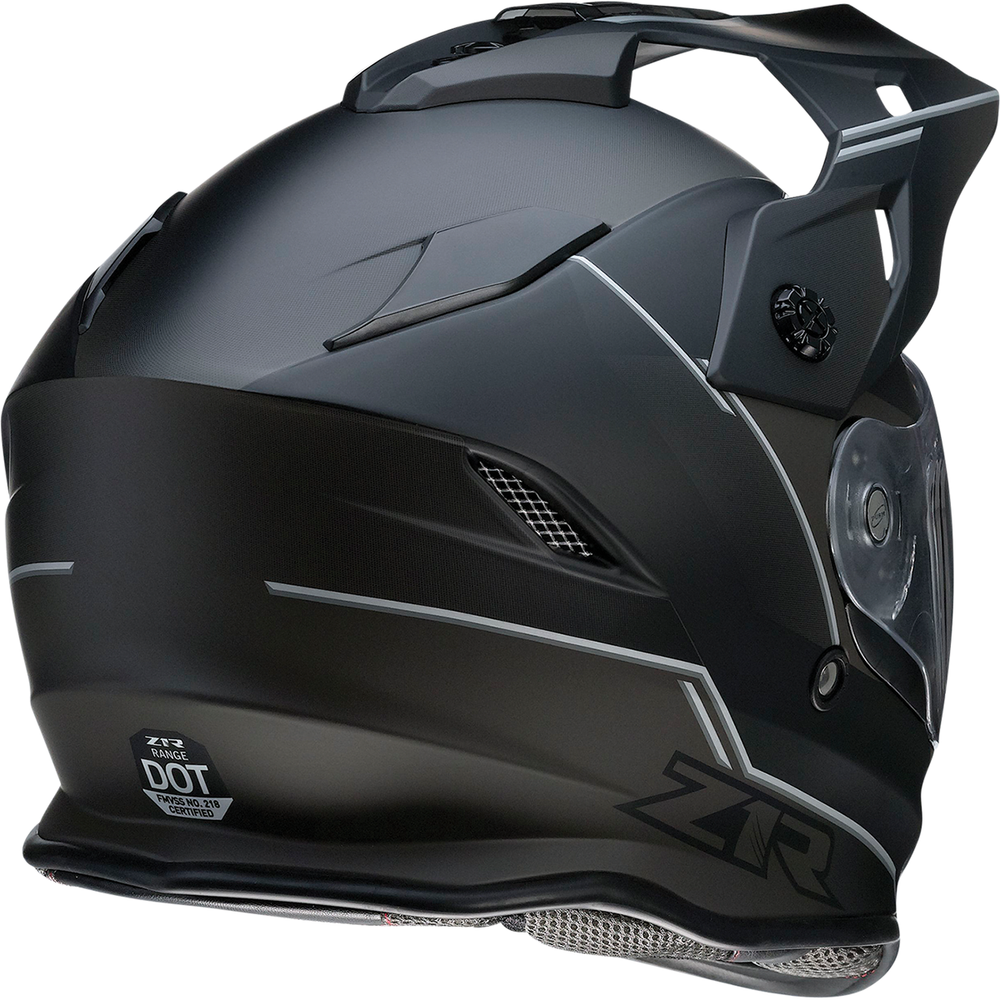 Z1R Range Snow Helmet - Bladestorm - Electric - Dual Pane - Black/White - Small 0101-14048