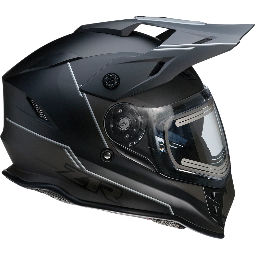 
                      
                        Z1R Range Snow Helmet - Bladestorm - Electric - Dual Pane - Black/White - Medium 0101-14049
                      
                    