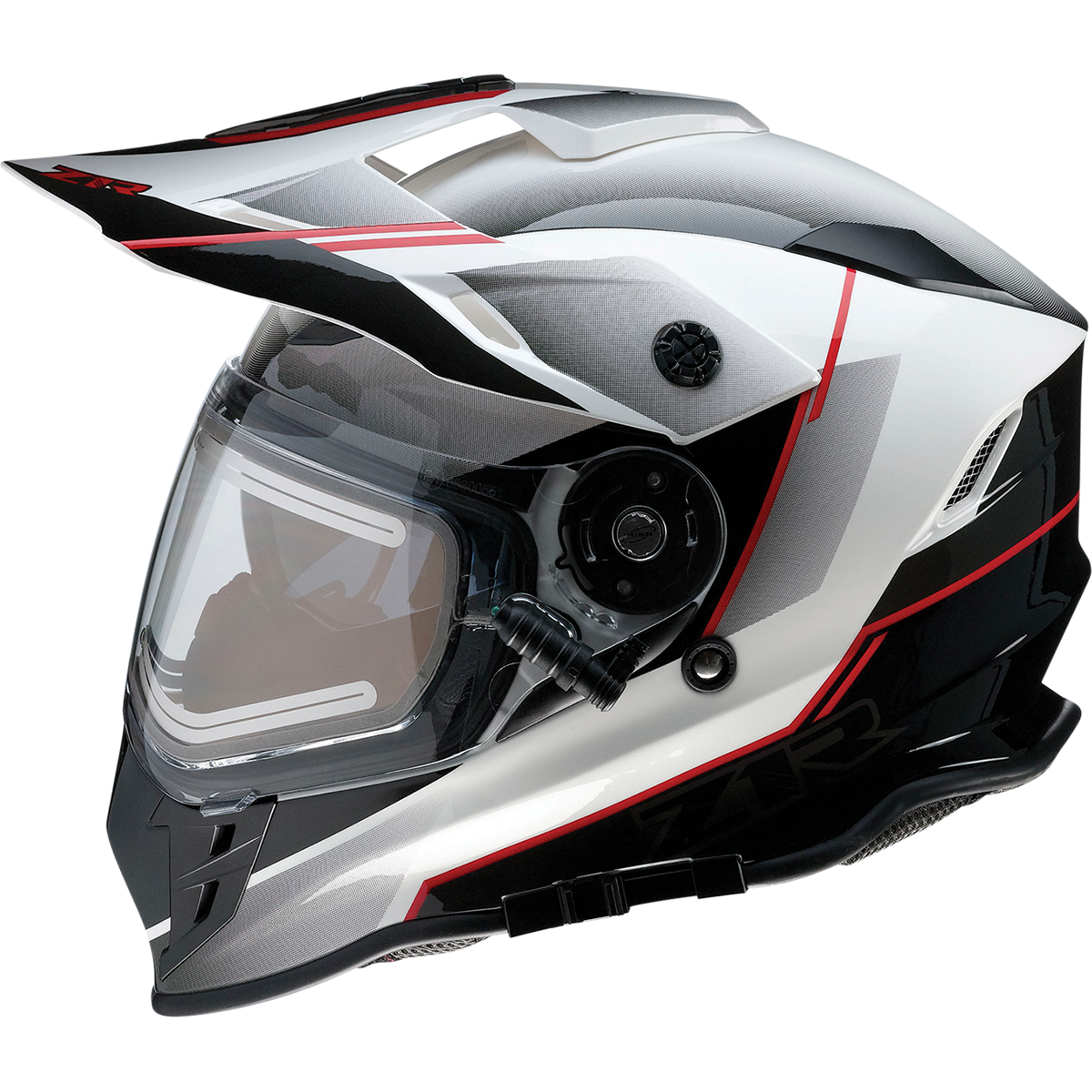 Z1R Range Snow Helmet - Bladestorm - Electric - Dual Pane - Black/Red/White - Small 0101-14054