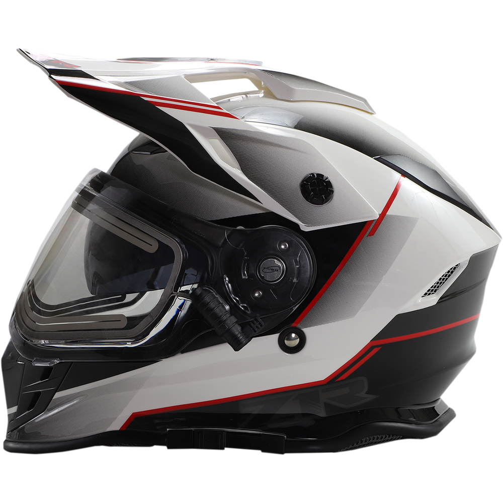 Z1R Range Snow Helmet - Bladestorm - Electric - Dual Pane - Black/Red/White - 2XL 0101-14058
