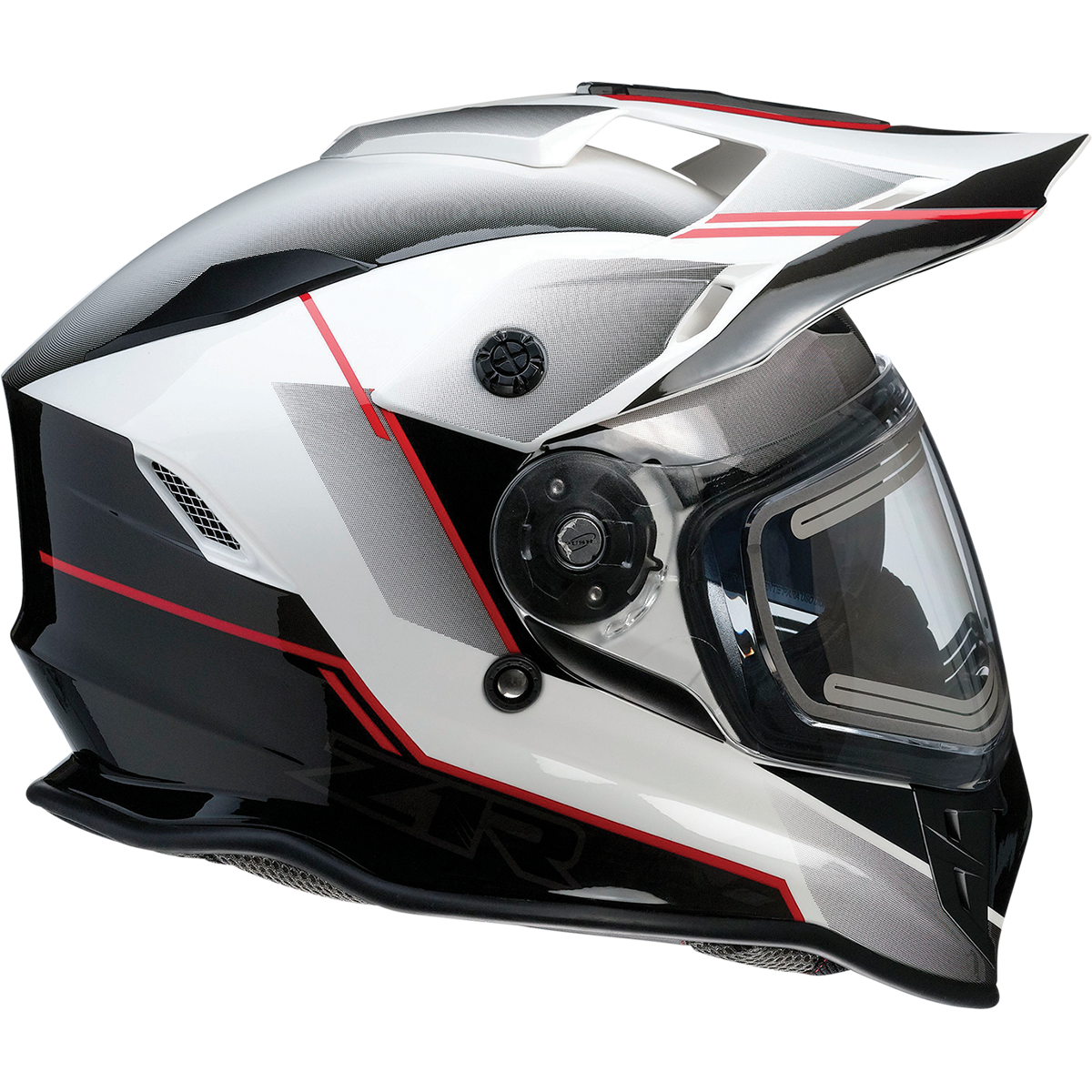 Z1R Range Snow Helmet - Bladestorm - Electric - Dual Pane - Black/Red/White - XL 0101-14057