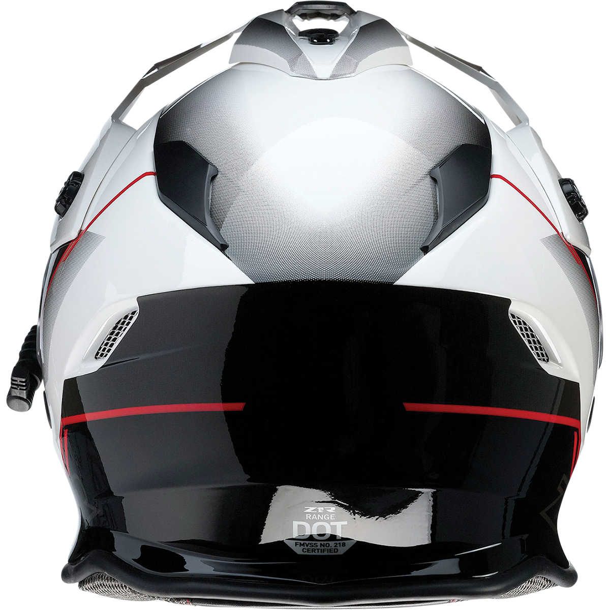 Z1R Range Snow Helmet - Bladestorm - Electric - Dual Pane - Black/Red/White - XL 0101-14057