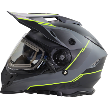Z1R Range Snow Helmet - Bladestorm - Electric - Dual Pane - Gray/Black/Hi-Viz Yellow - XL 0101-14069