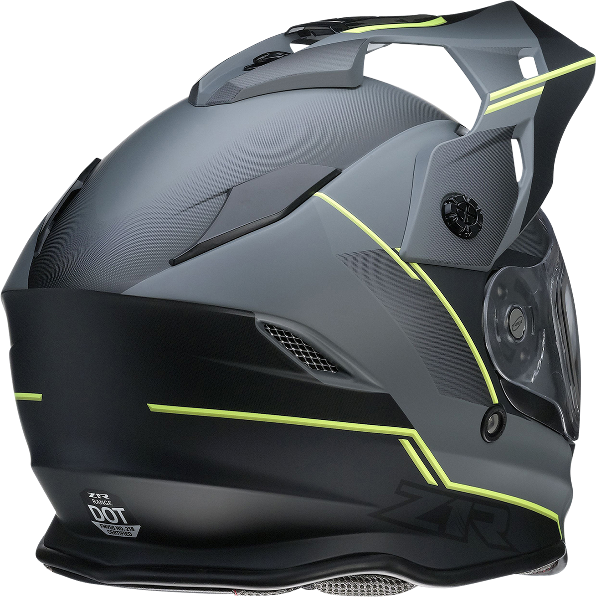 Z1R Range Snow Helmet - Bladestorm - Electric - Dual Pane - Gray/Black/Hi-Viz Yellow - XS 0101-14065