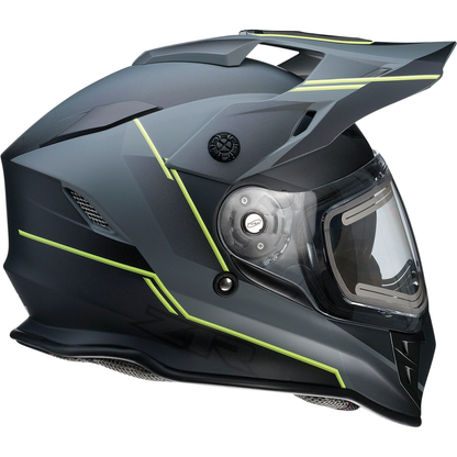 Z1R Range Snow Helmet - Bladestorm - Electric - Dual Pane - Gray/Black/Hi-Viz Yellow - XL 0101-14069