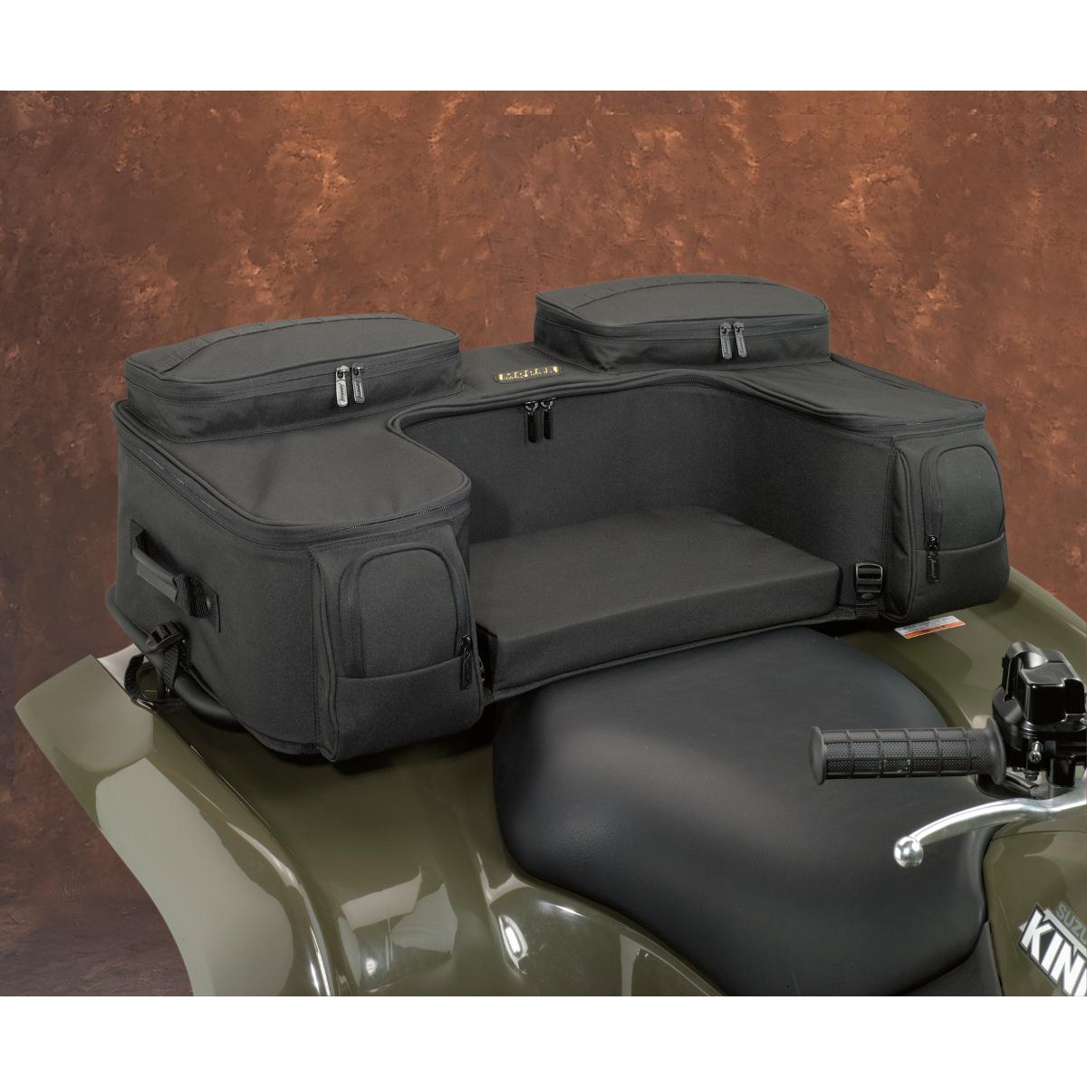 MOOSE OFFROAD Ozark Rear Rack Bag - Black 3505-0212