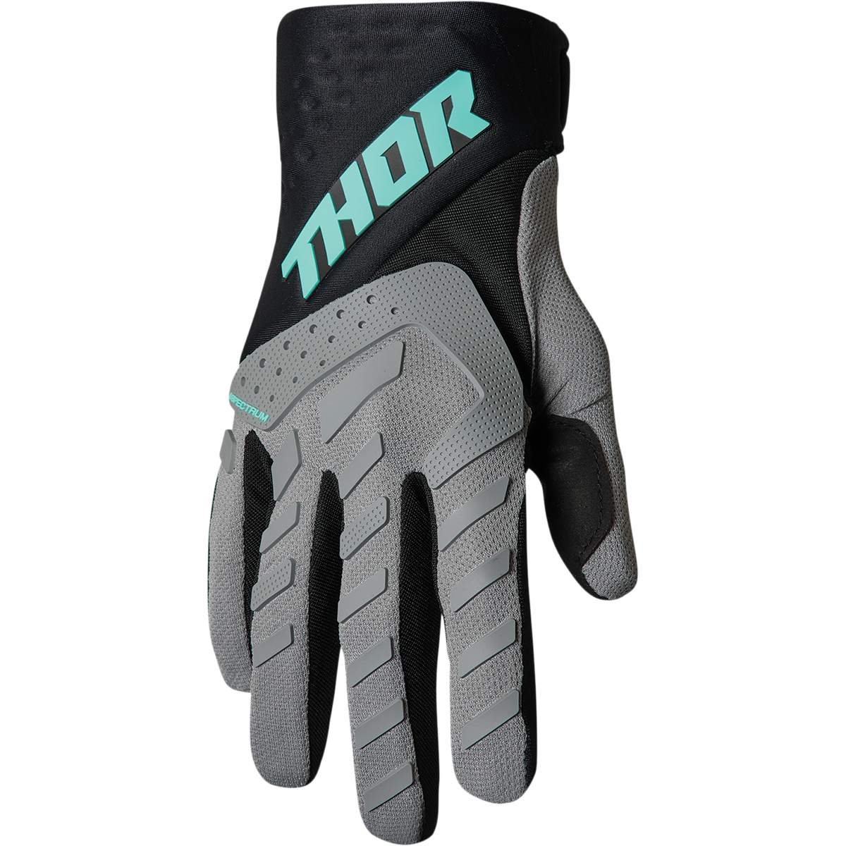THOR Spectrum Gloves - Gray/Black/Mint - 2XL 3330-6830