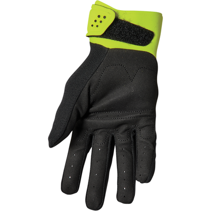 THOR Spectrum Gloves - Black/Acid - Large 3330-6852