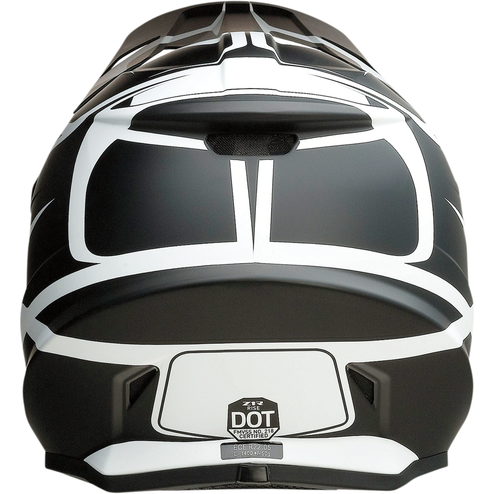 Z1R Rise Helmet - Flame - Black - Large 0110-7227