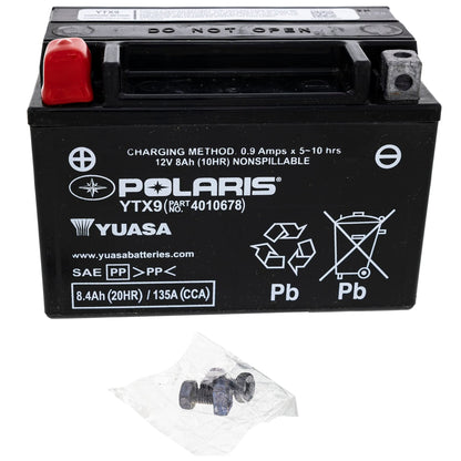 Polaris ATV BATTERY-SEALED,DTX9-BS,NO-ACID (A1)(A2)[B1)(B2)