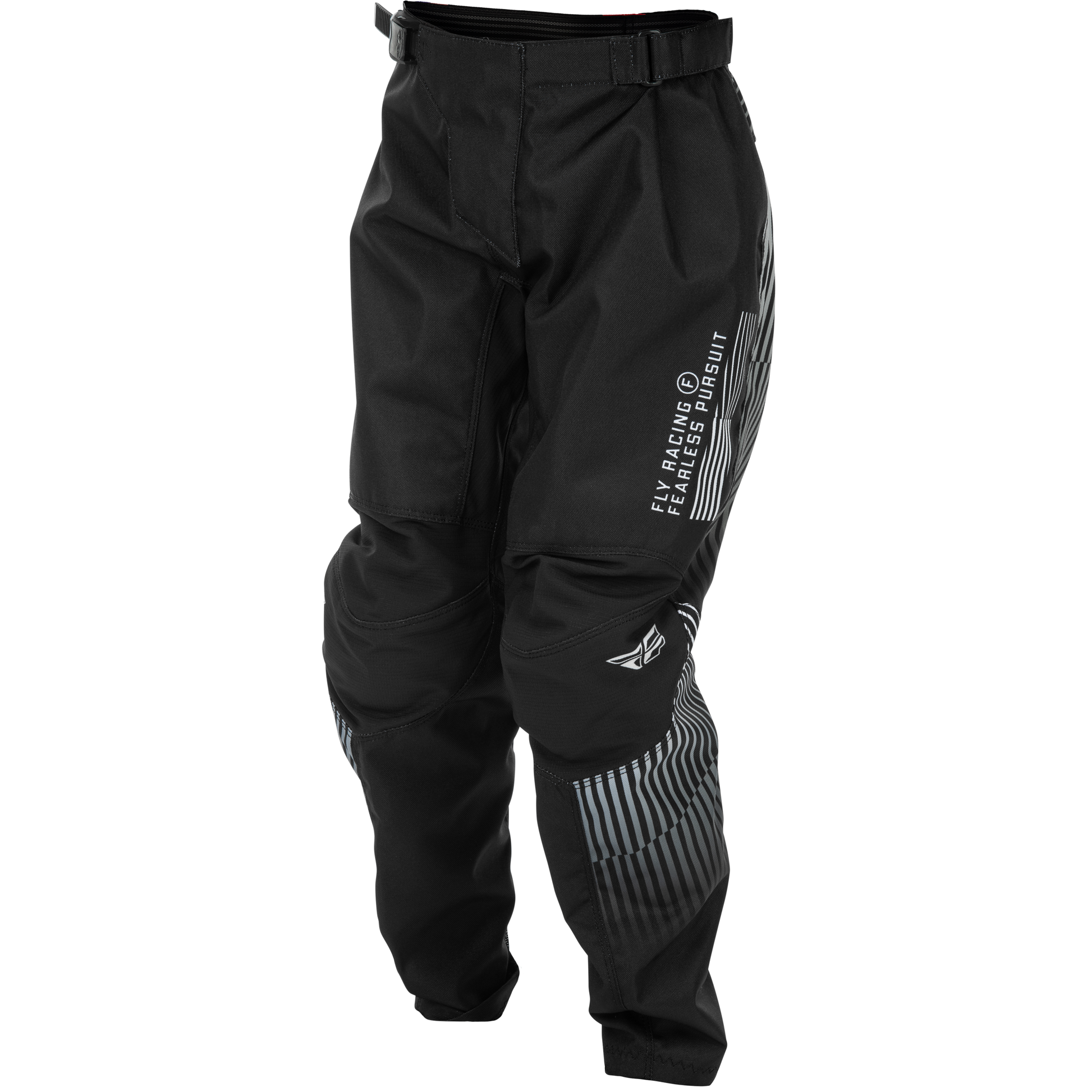Youth F 16 Pants Black/White Sz 24
