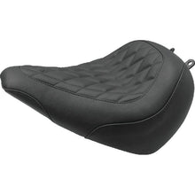 Mustang 18-21 Harley Street Bob Wide Tripper Passenger Seat Diamond Stitch - Black