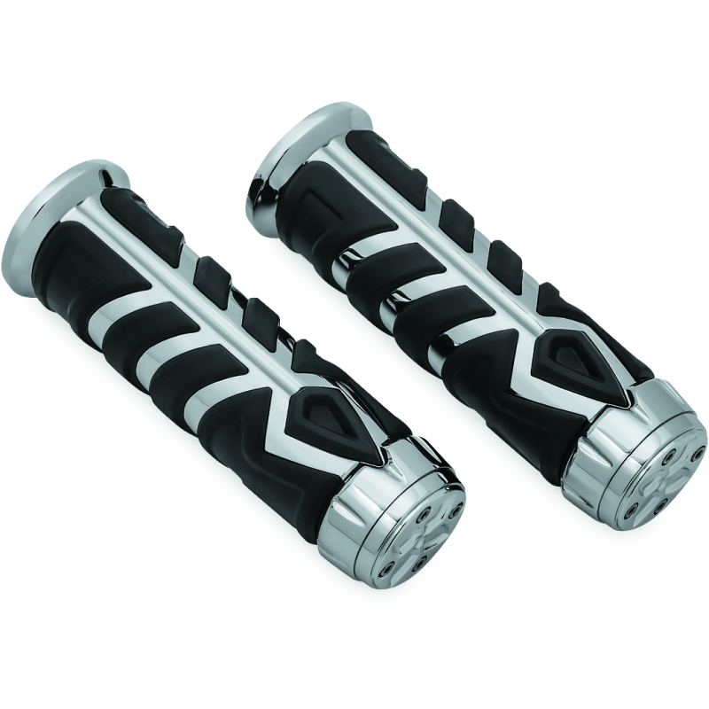 Kuryakyn Spear Grips For 14-17 Indian Chrome