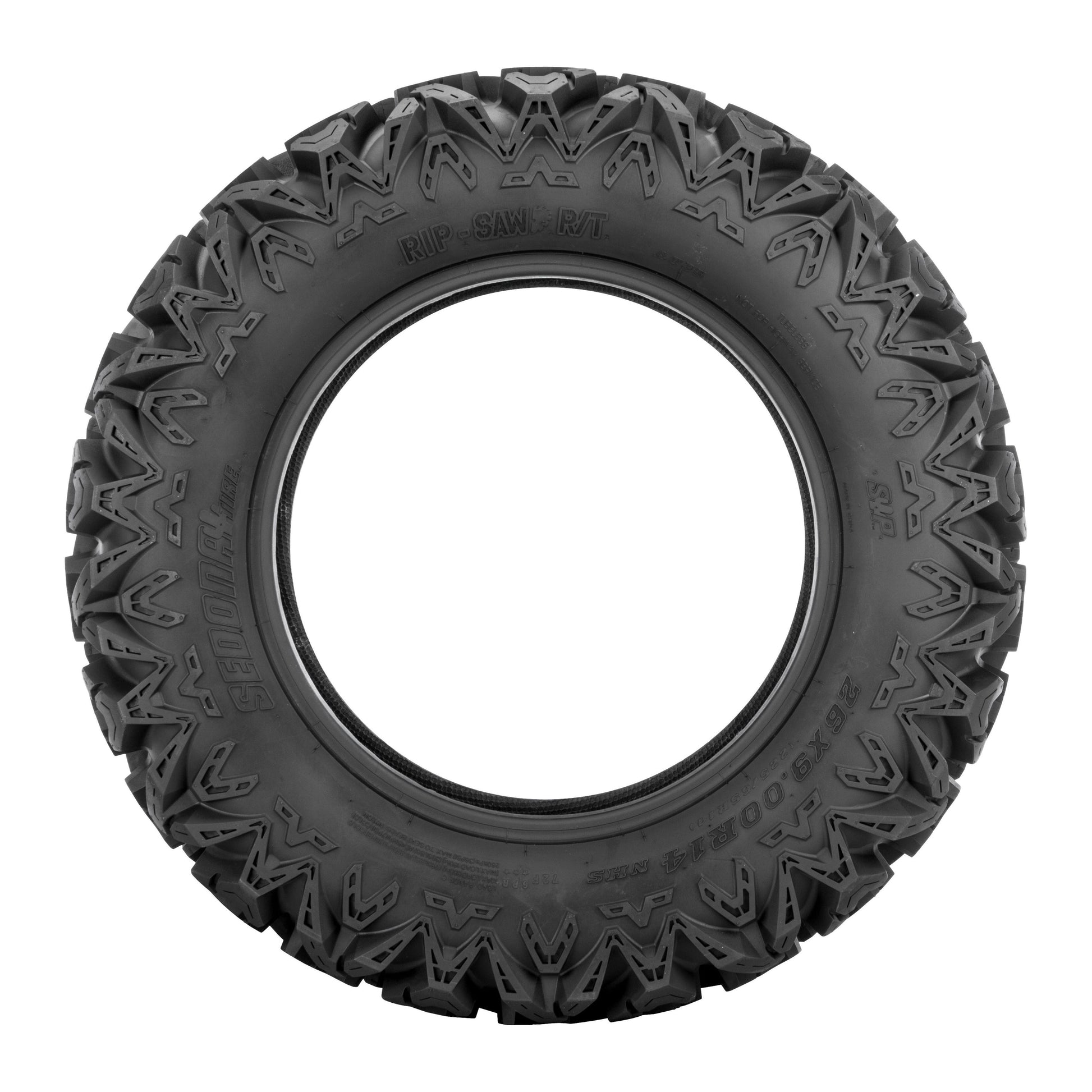 Tire Rip Saw R/T 26x9r14 Radial 6pr Lr420lbs