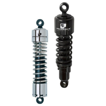 Progressive Harley 412 Series Shocks 13.0in - Black
