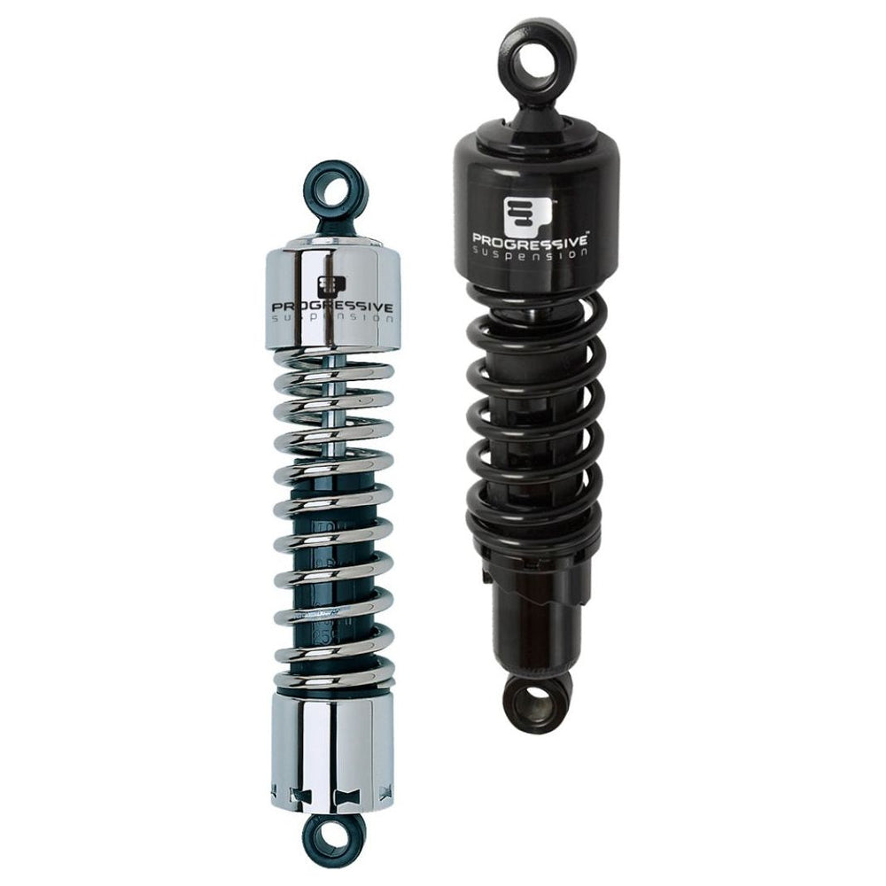 
                      
                        Progressive Harley 412 Series Shocks 11.5in - Chrome
                      
                    