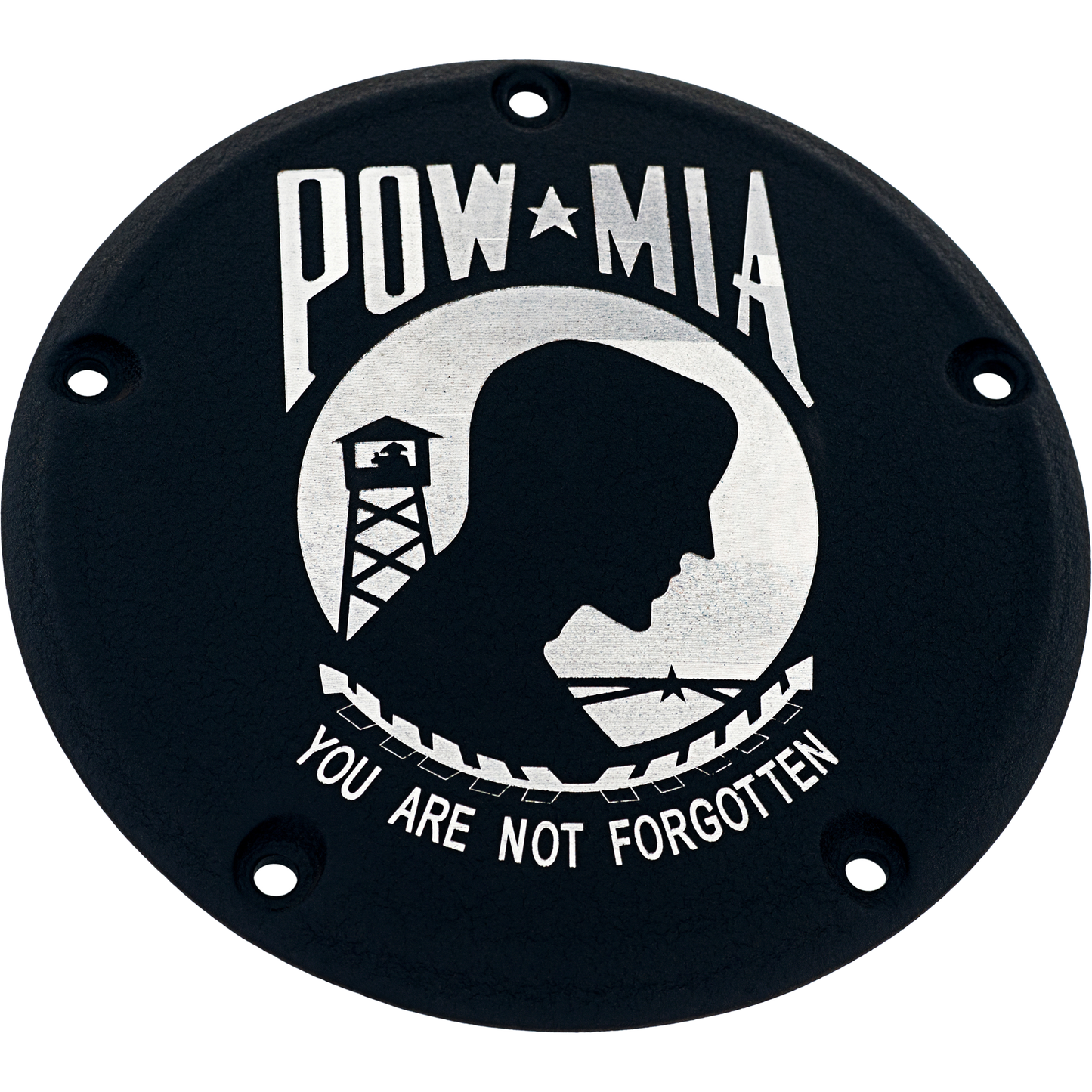 6   M8 Softail Derby Cover Pow Mia Black