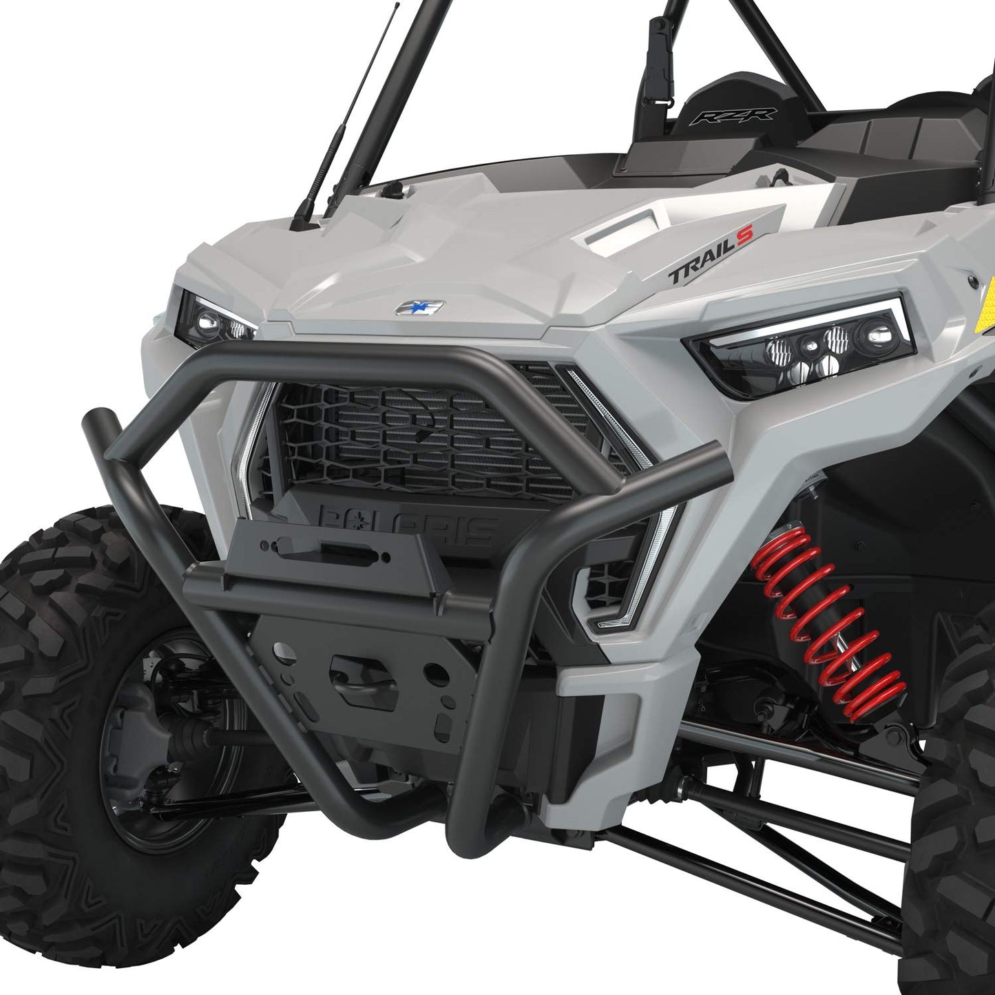 Polaris Off Road Front Winch Bumper, Matte Black - 2884868-458