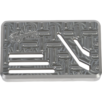 H/D Billet Brake Pedal Pad Raw Flt